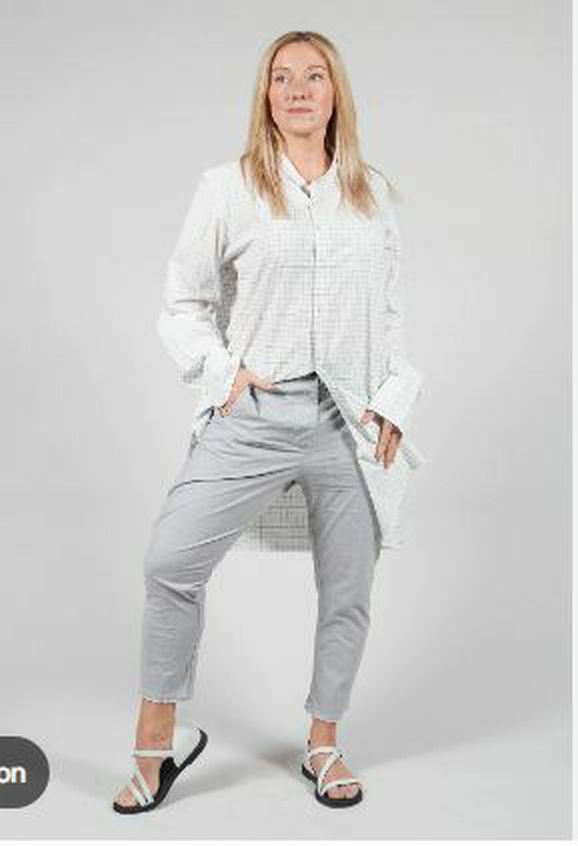 HANNOH WESSEL PHOEBE TROUSER IN PEARL SIZE: XS