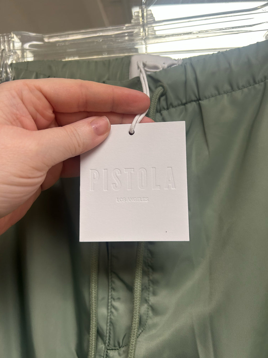 NWT PISTOLA LIGHTWEIGHT GREEN CARGO BLUFF PANTS SIZE LARGE