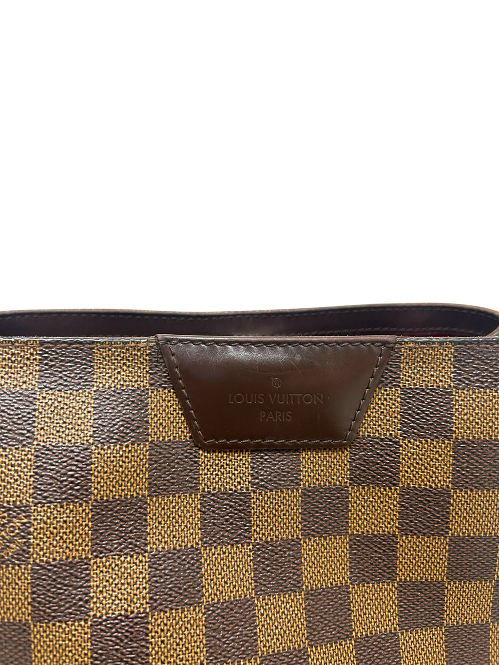 LOUIS VUITTON CABAS RIVINGTON DAMIER BROWN HANDBAG