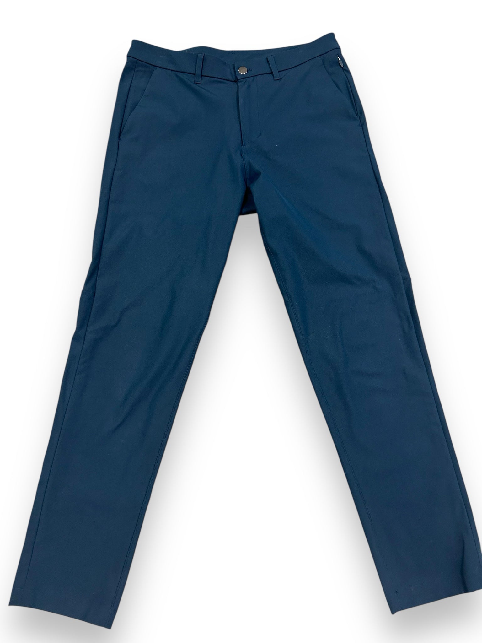 LULULEMON ABC STANDARD FIT PANTS NAVY SLIM PANTS SIZE 32