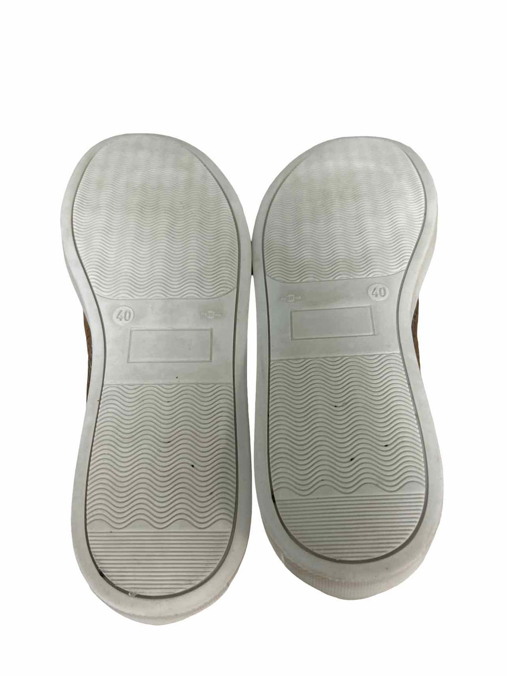 SOLE BLISS SPRINT METALLIC WEAVE SNEAKERS SIZE: 40