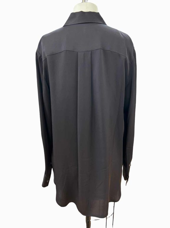 THEORY SUNAYA SILK MODERN BLOUSE SIZE: M