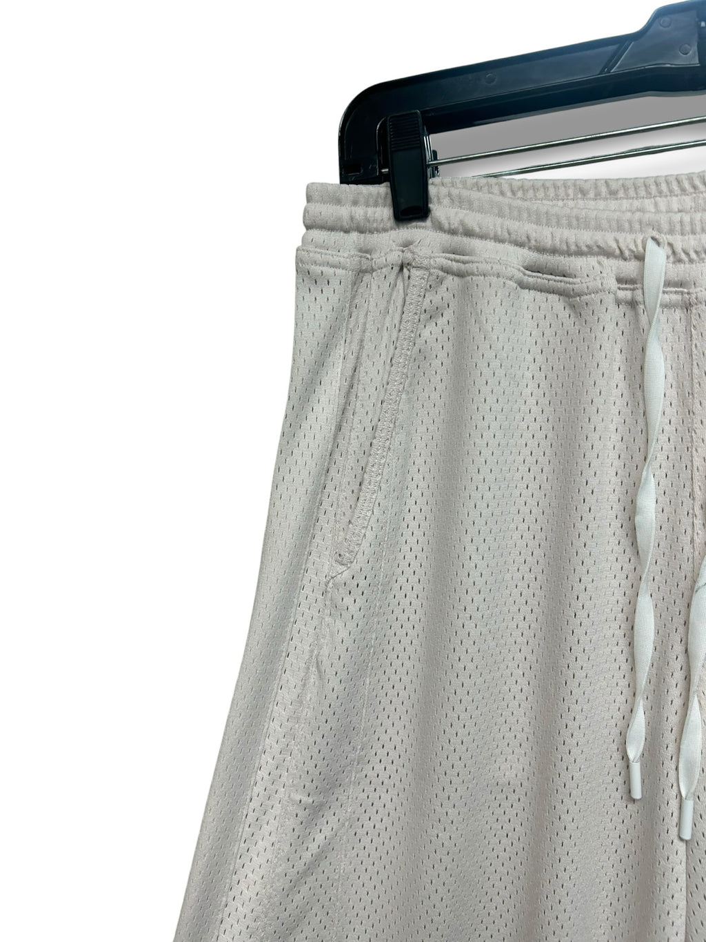 FP MOVEMENT OVERTIME WIDE LEG MESH OFF WHITE PANTS SIZE MEDIUM
