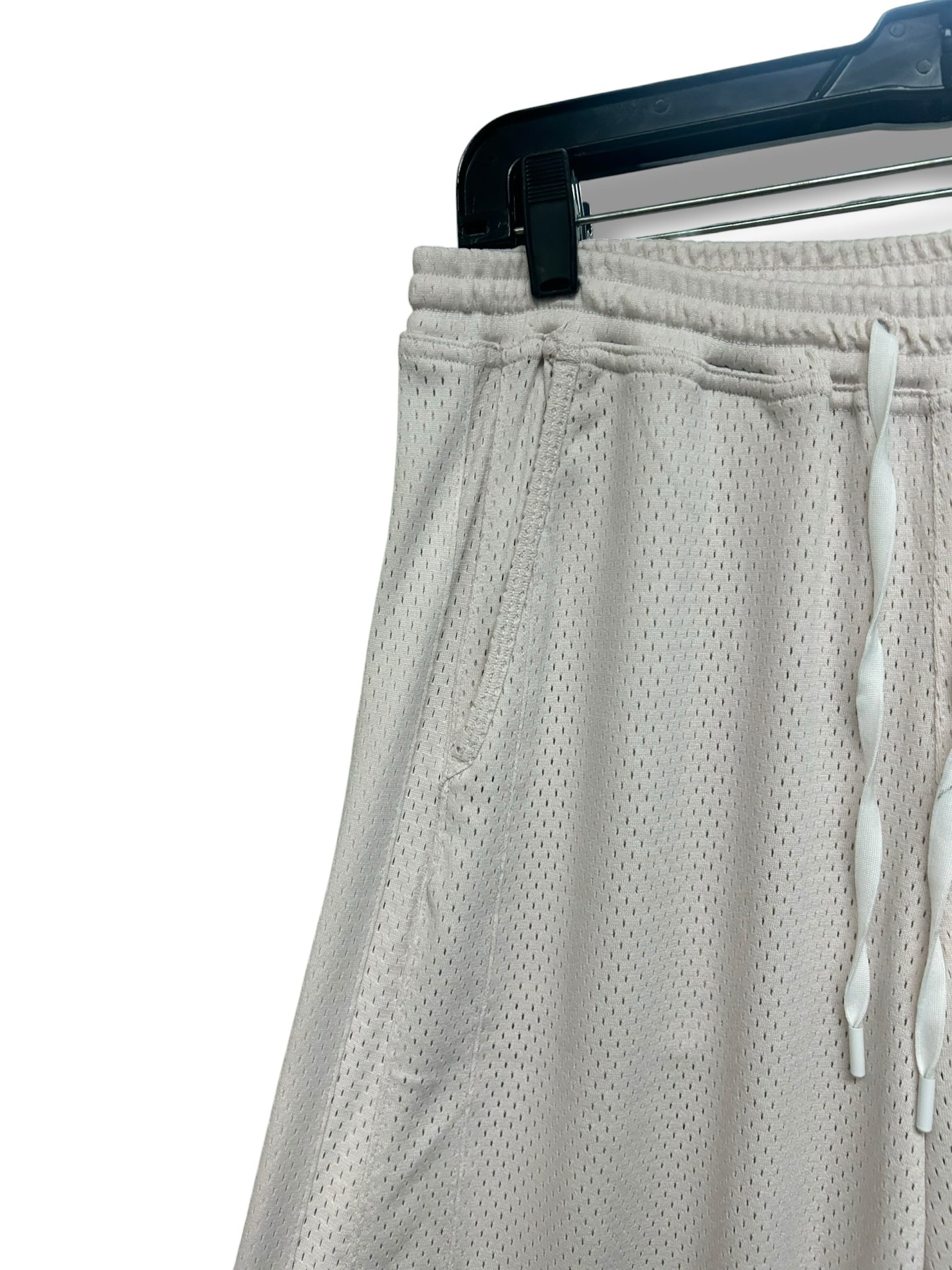 FP MOVEMENT OVERTIME WIDE LEG MESH OFF WHITE PANTS SIZE MEDIUM