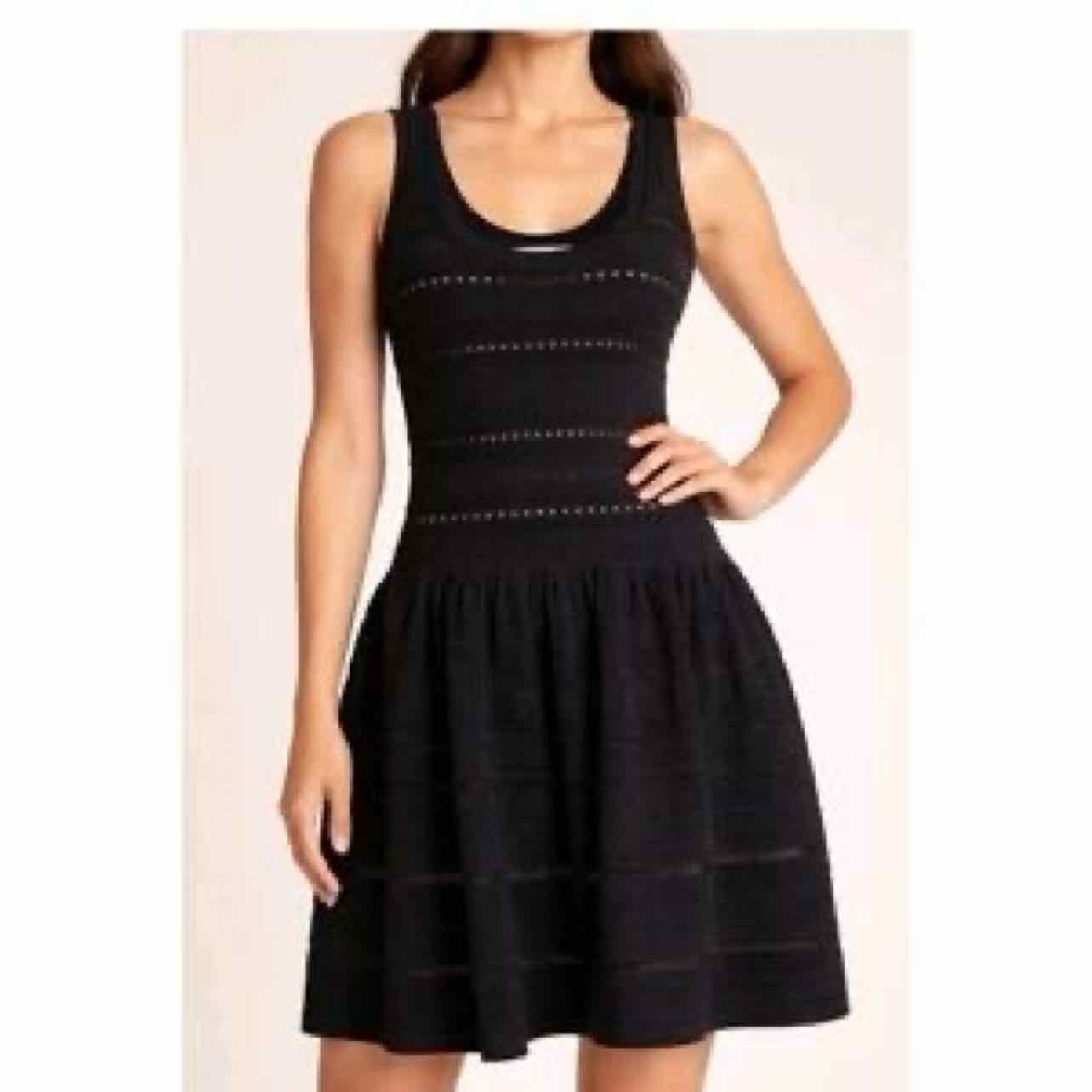 JCREW OPEN KNIT MINI DRESS SIZE: S