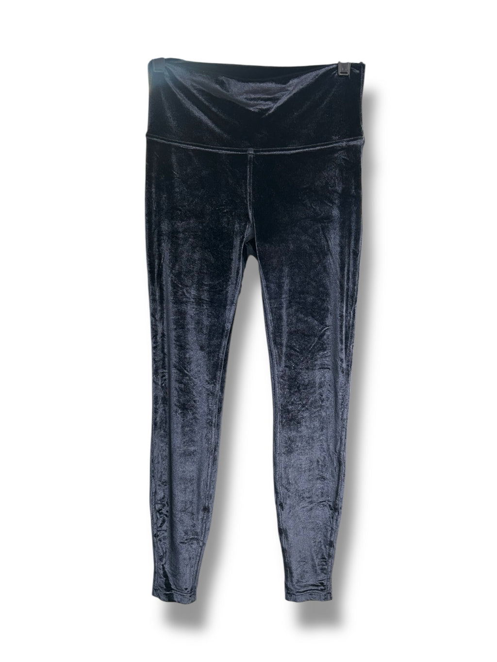 LULULEMON WUNDER UNDER LOUNGE VELVET CRUSHED BLACK SIZE 8