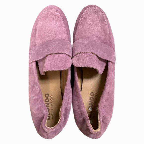 BLONDO BRITTEN WATERPROOF NUBUCK PURPLE LOAFER SIZE 9