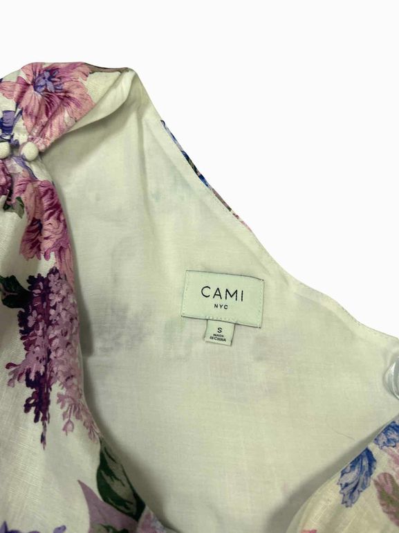 CAMI SCOUT ROMPER CLEMATIS FLORAL LINEN SIZE: S