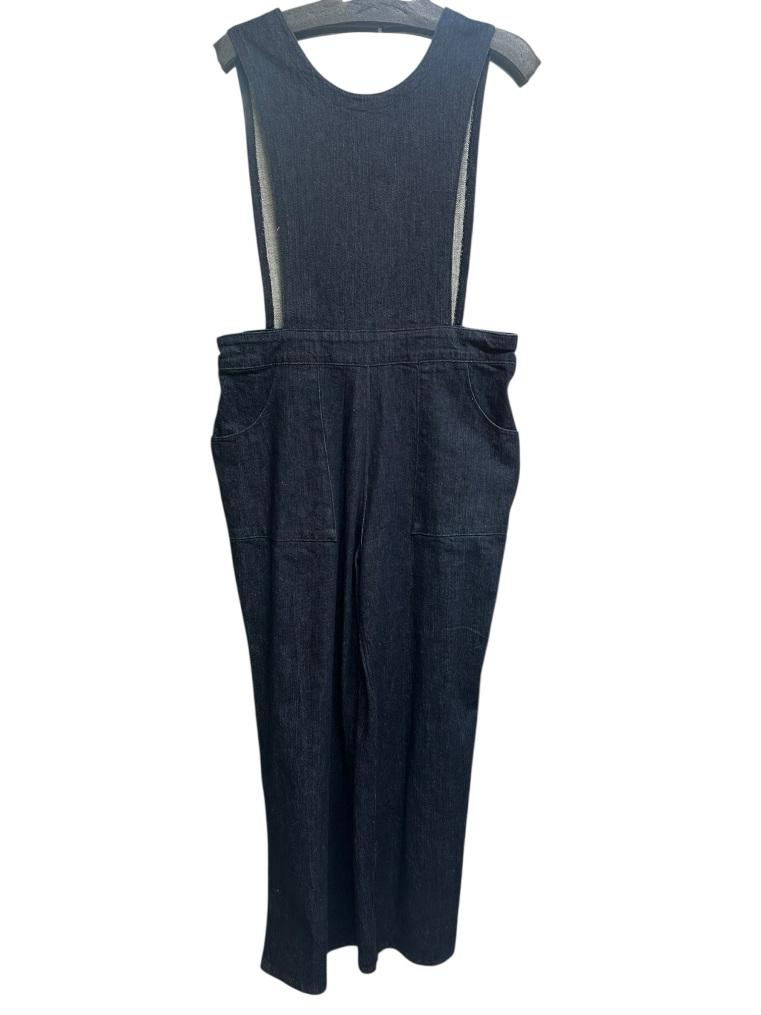 ARTHUR AND DAUGHTERS HILARY SIGNATURE PINAFORE DARK WASH JUMPSUIT