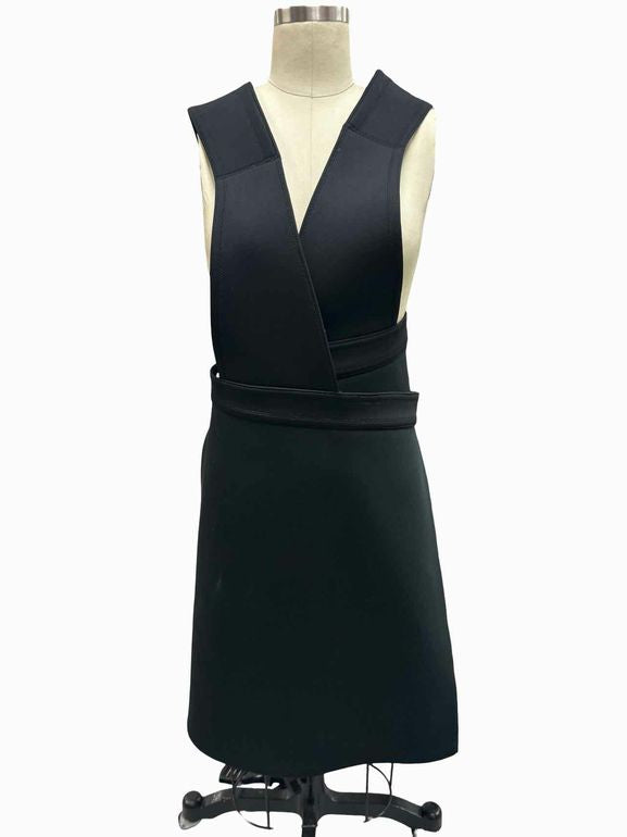 BOUTIQUE 'Hilary' Signature Neoprene Apron Dress SIZE: XL