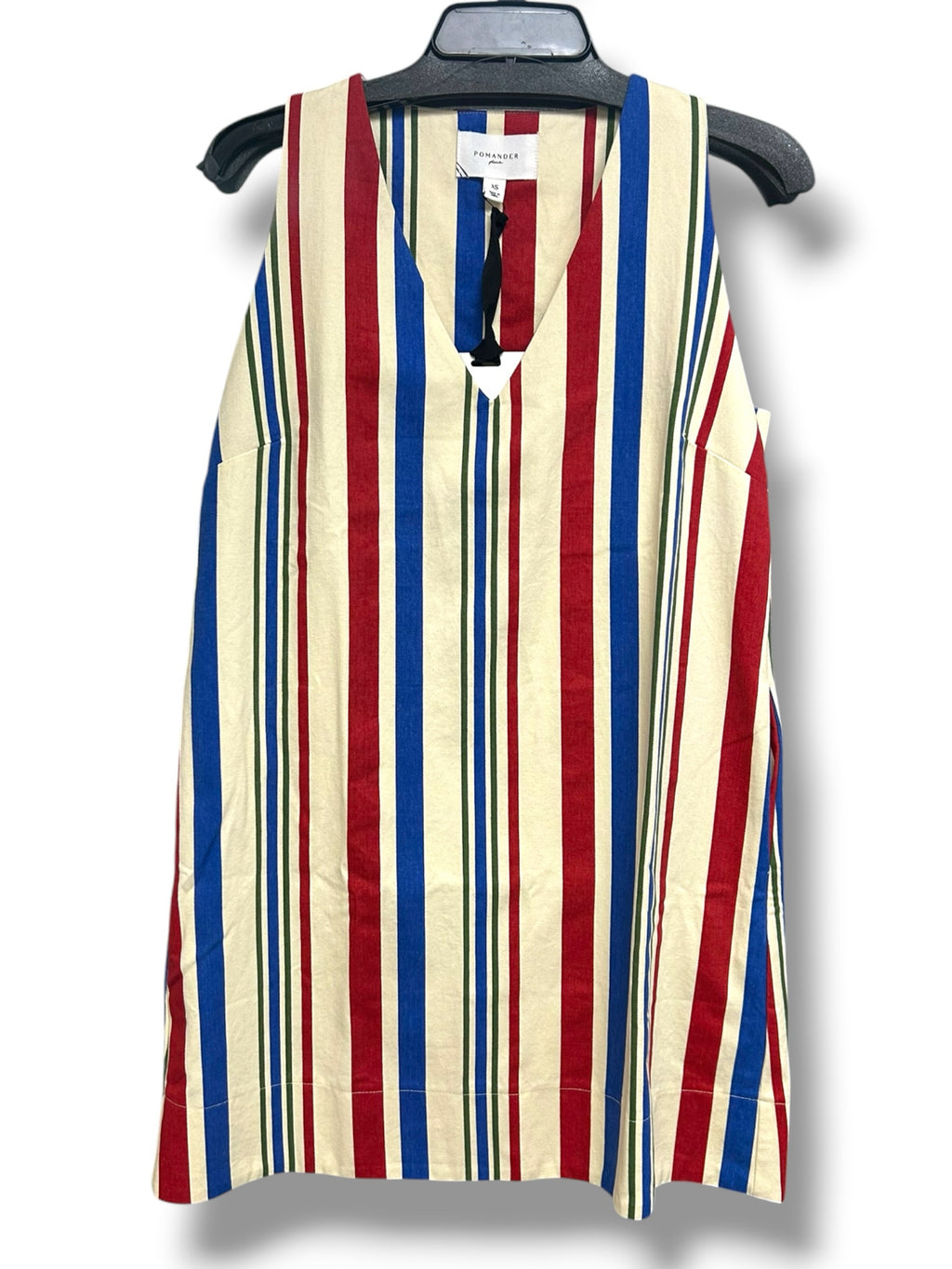 NWT POMANDER PLACE AMERICANA STRIPE KIRA MINI TANK DRESS SIZE XS