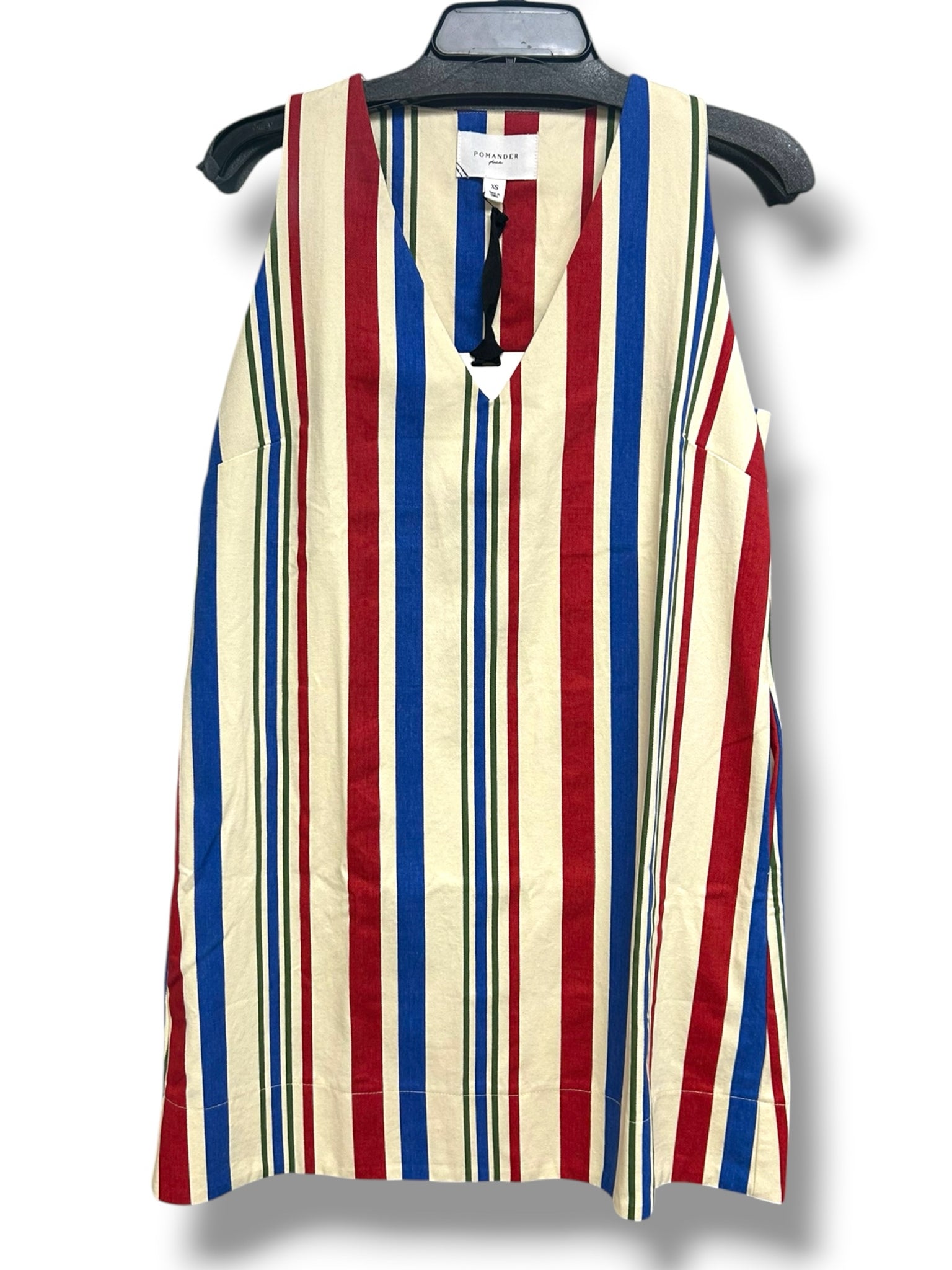 NWT POMANDER PLACE AMERICANA STRIPE KIRA MINI TANK DRESS SIZE XS