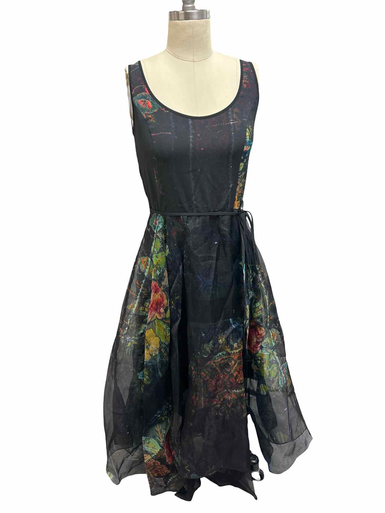 GARY GRAHAM NWT!  422 SILK ORGANZA DRESS SIZE:  XXS