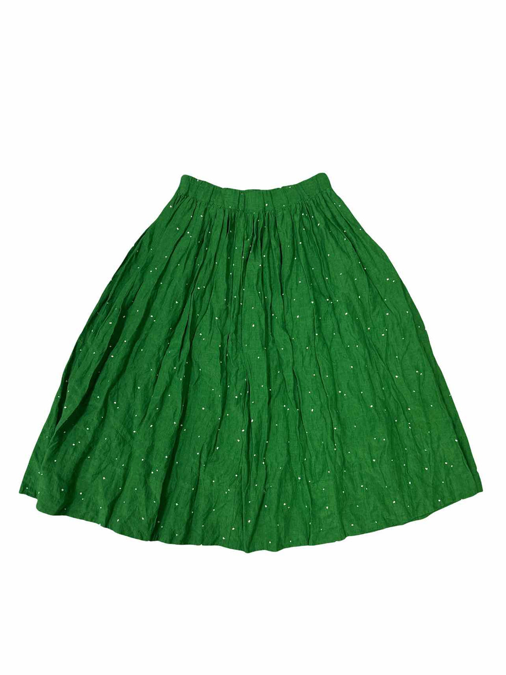 APUNTOB LINEN PRINT SKIRT SIZE: S