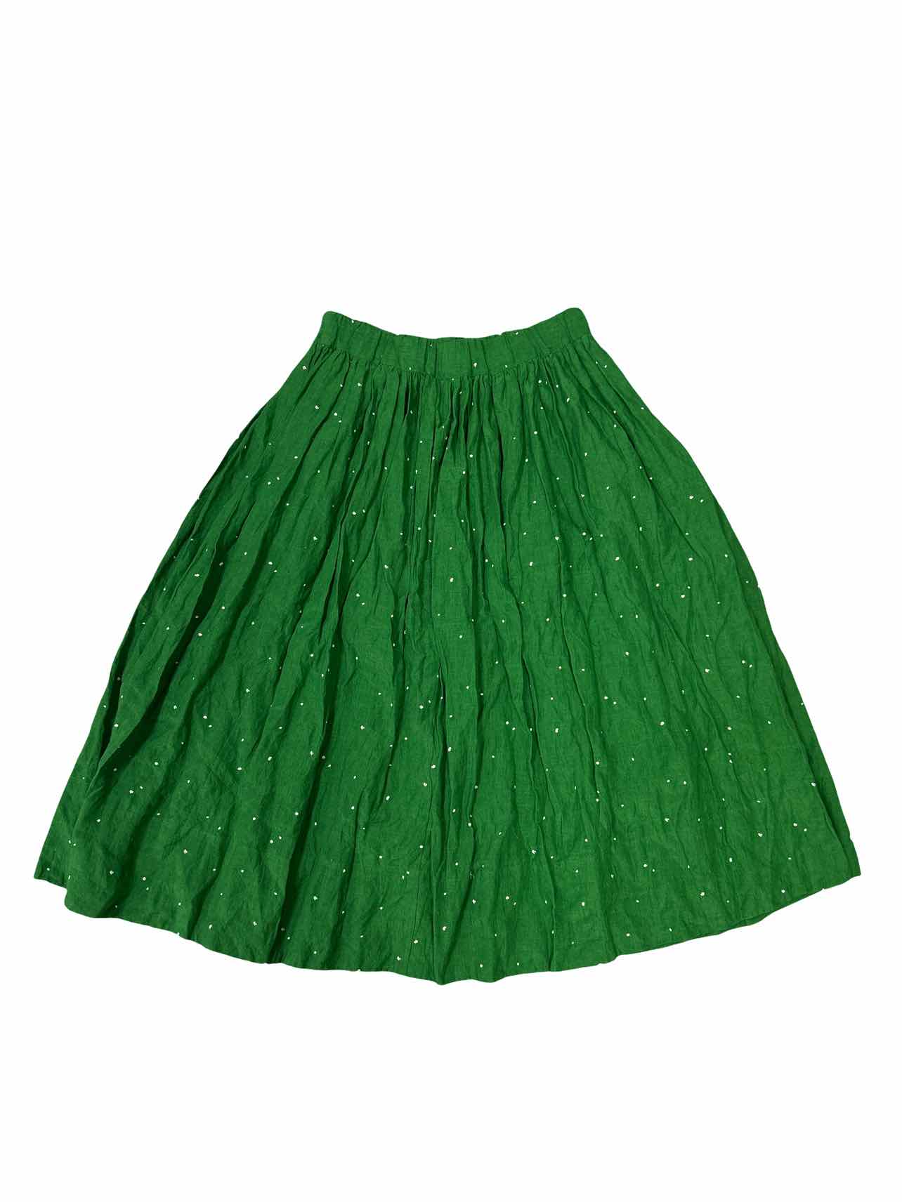 APUNTOB LINEN PRINT SKIRT SIZE: S
