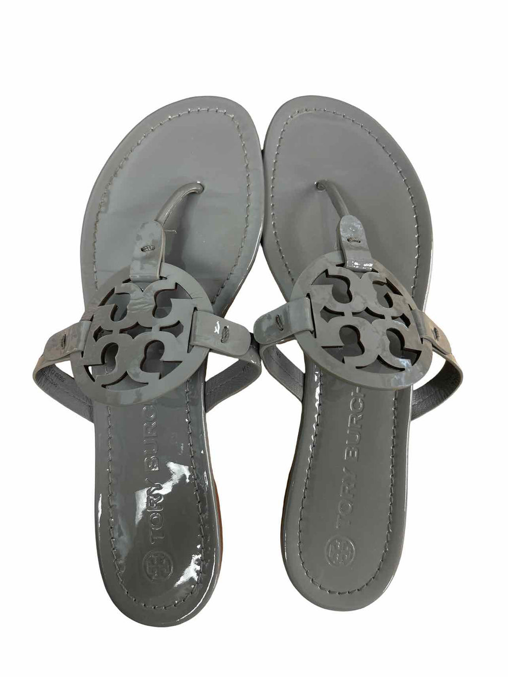 TORY BURCH PATENT MILLER SANDAL SIZE: 11