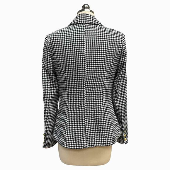 STEVE MADDEN NWT! DOUBLE BREASTED HOUNDSTOOTH BLAZER SIZE M