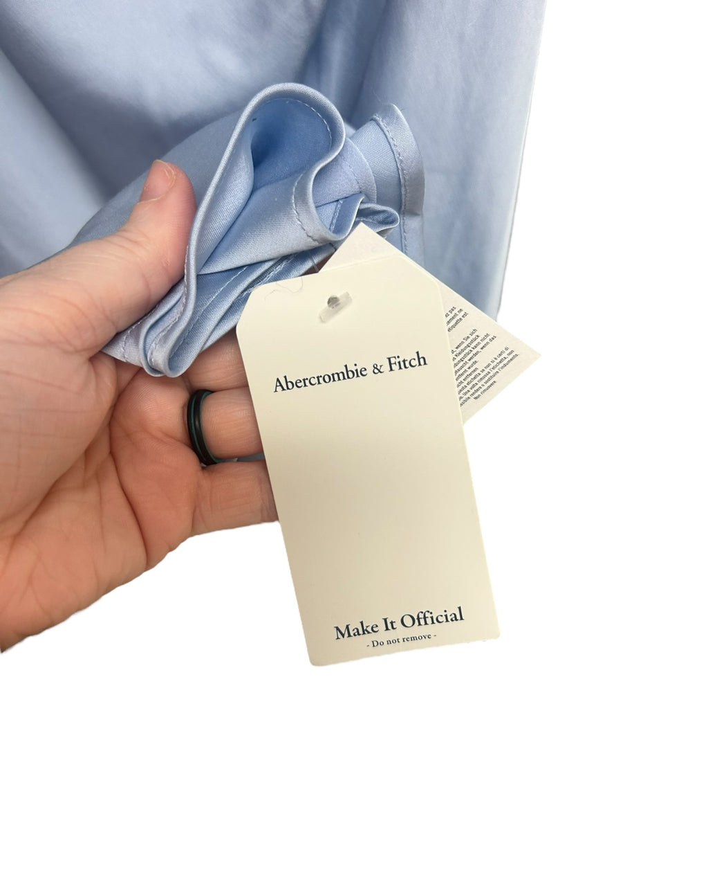 NWT ABERCROMBIE LIGHT BLUE JULIA SLIP HATER MAXI DRESS SIZE MEDIUM