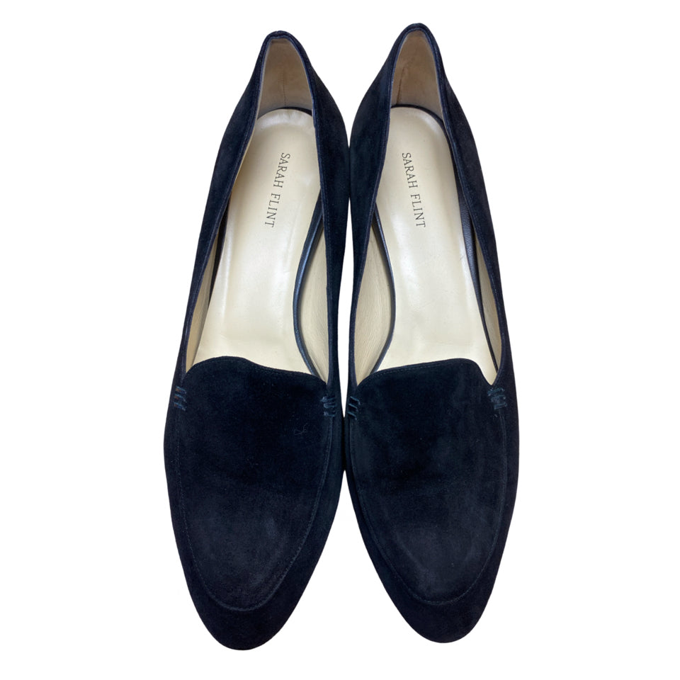 SARAH FLINT ROSIE BLACK SUEDE PUMP SIZE 42.5