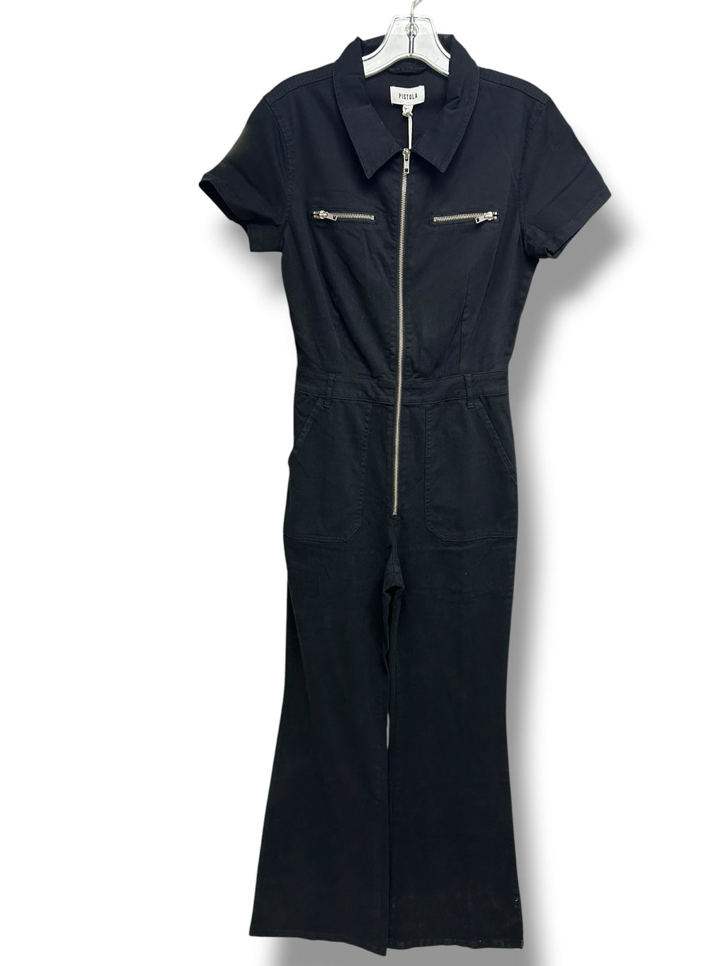 ANTHROPOLOGIE  NWT PISTOLA REVOLVE MARTINA SS FLAIR ZIP-UP JUMPSUIT SIZE SMALL