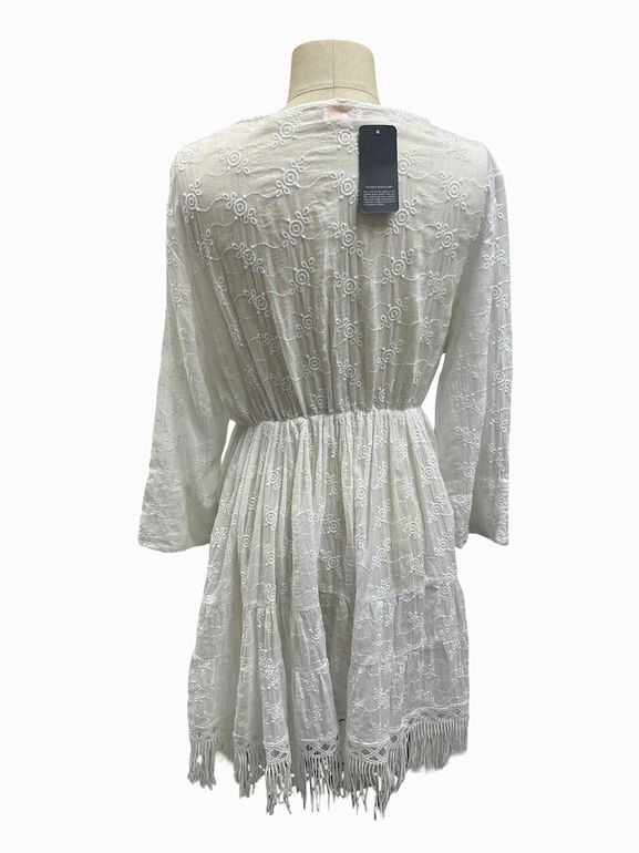 BOUTIQUE NWT RENEES DAZZLE WHITE FAIRY DRESS SIZE: S/M