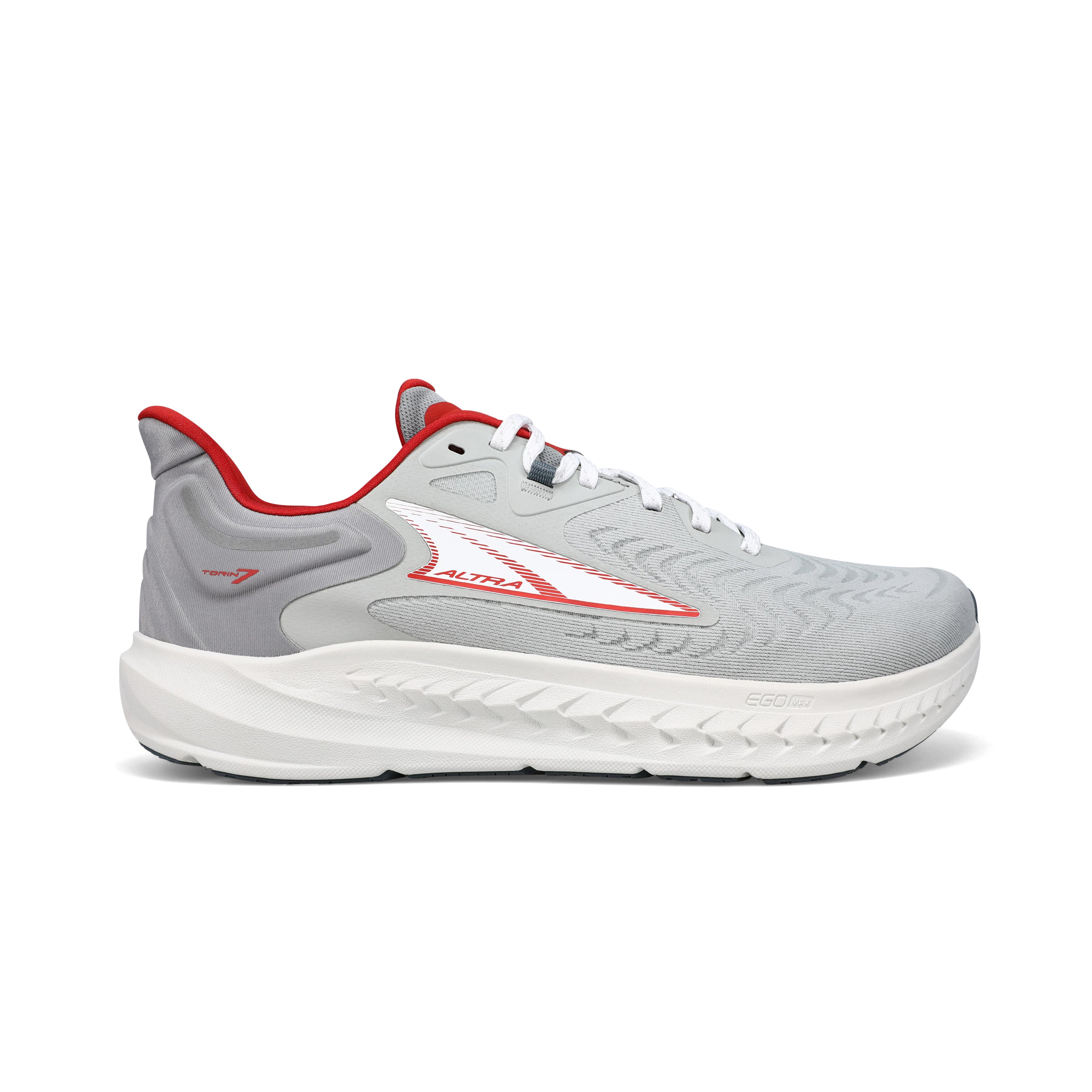 ALTRA TORIN 7 ROAD RUNNING SNEAKER IN RED/GREY SIZE: 12
