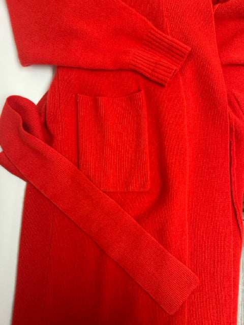 BONWIT TELLER VINTAGE  LAMBSWOOL ANGORA BELTED DUSTER CARDIGAN LOOOOONG M/L - WEARHOUSE  CONSIGNMENT