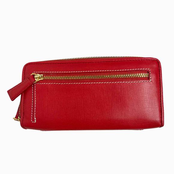 BRIGHTON NEW! TRENDORO ZIP AROUND RED WALLET