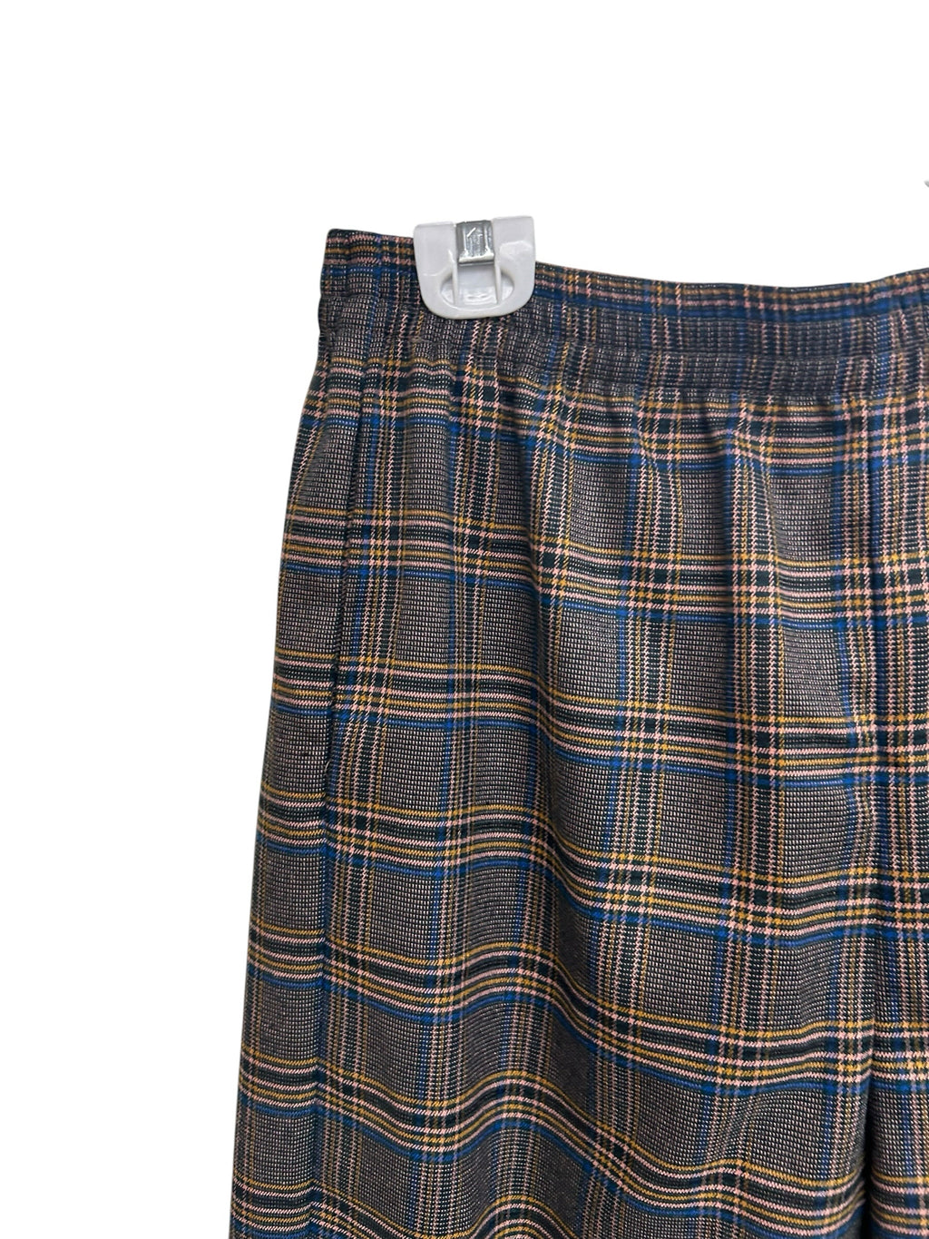 NWT ANTHROPOLOGIE COREY LYNN CALTER PLAID PULL ON PANTS SIZE XL