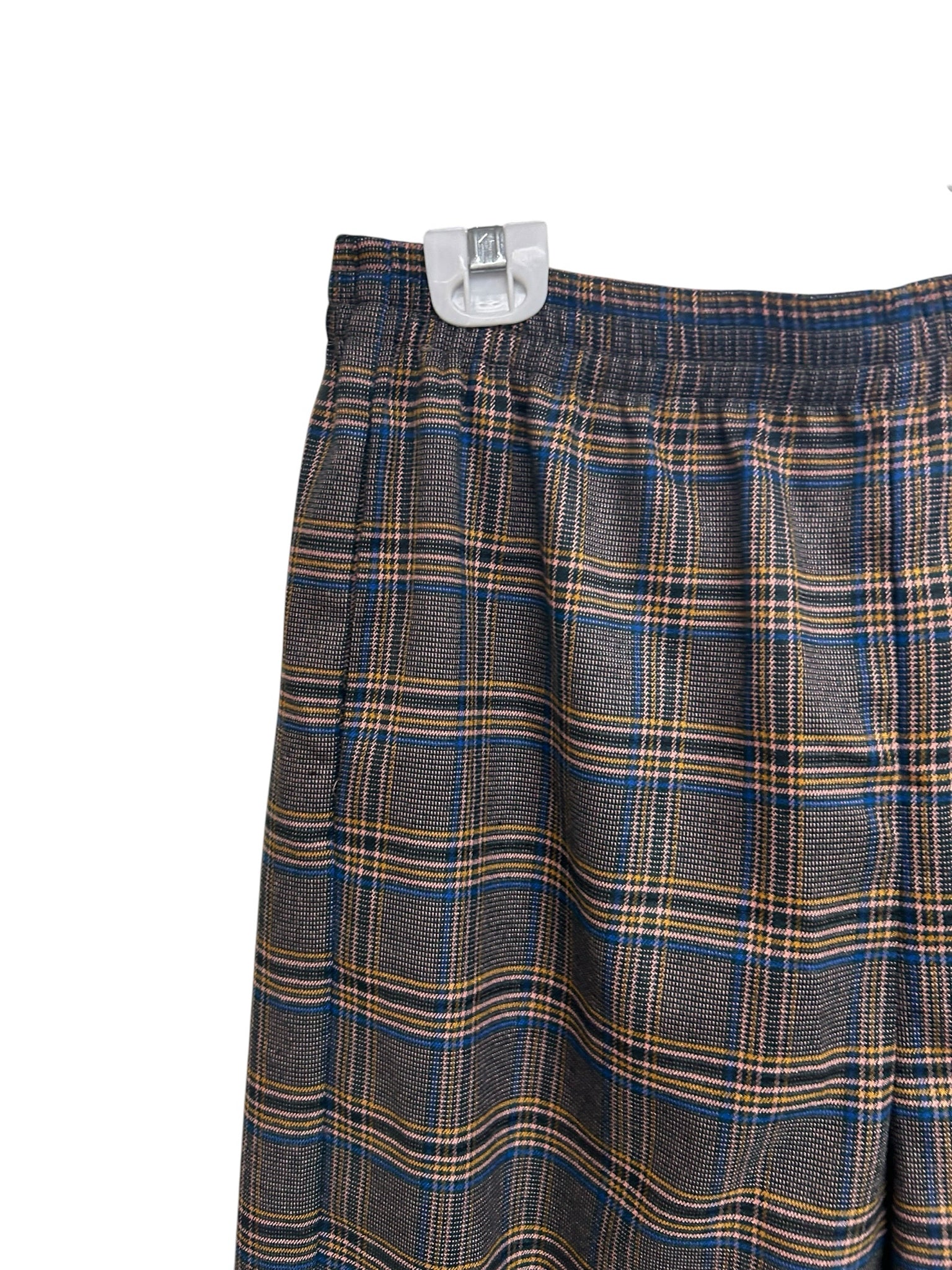 NWT ANTHROPOLOGIE COREY LYNN CALTER PLAID PULL ON PANTS SIZE XL