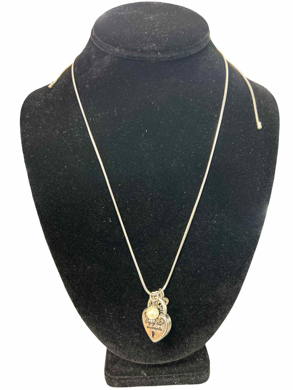 PATRICIA NASH LOCK AND KEY COLLECTION ENJOY THE MOMENTS ADJUSTABLE NECKLACE