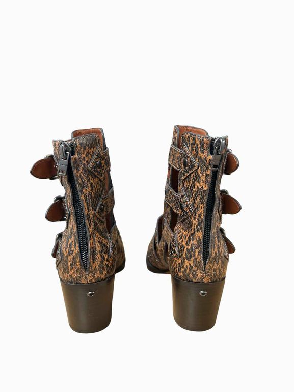 COACH G4202 PHOEBE BOOTIES SNAKE PRINT 6