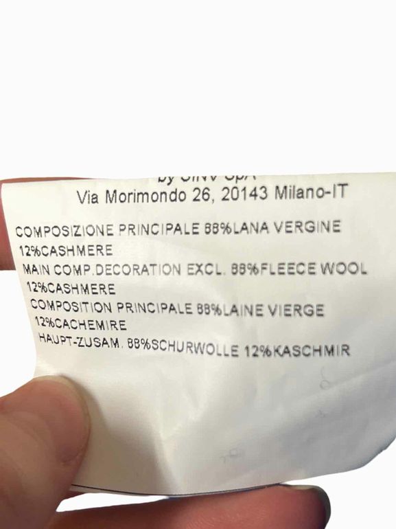 PIAZZA SEMPIONE CASHMERE BLEND ONE BUTTON SWING COAT SIZE: 2X