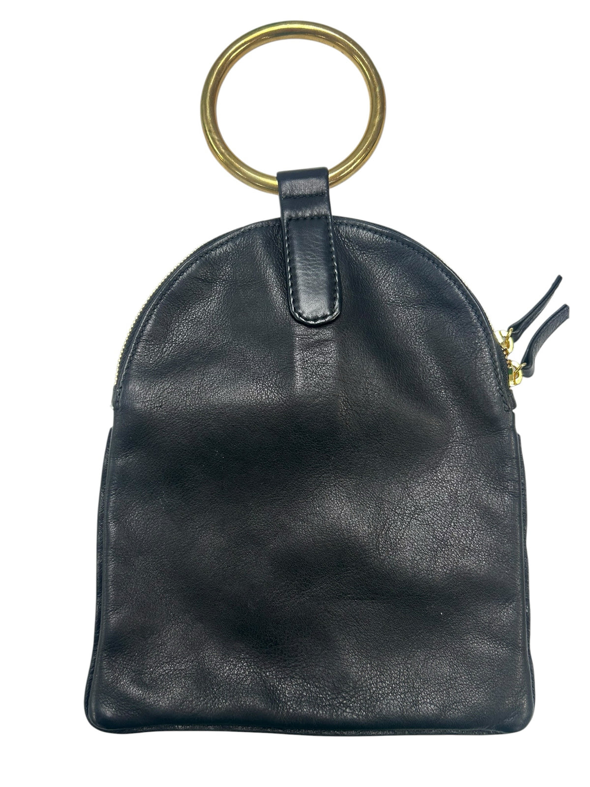 POKETO OTAAT MYERS COLLECTIVE LARGE RING POUCH BLACK LEATHER 