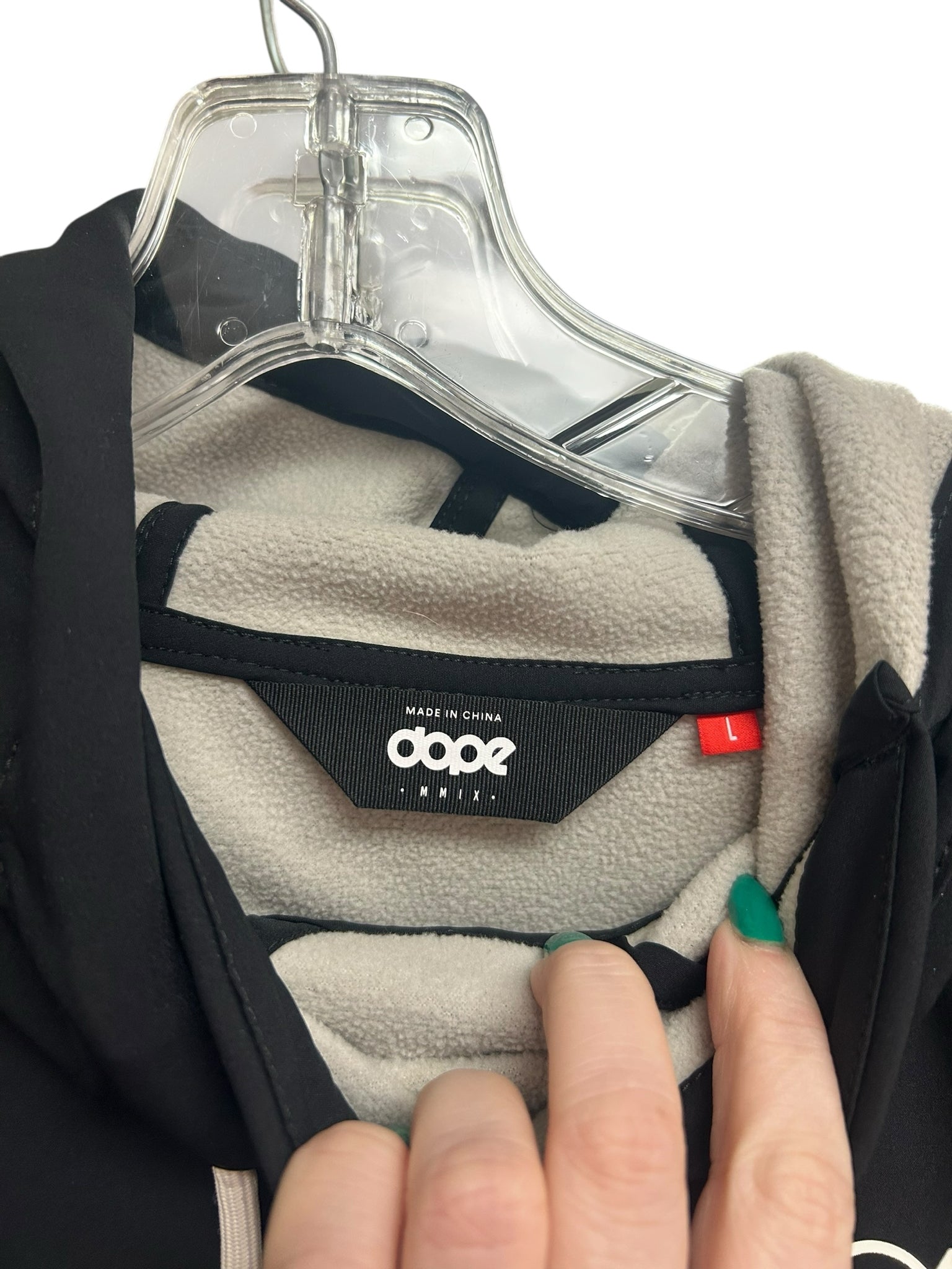 DOPE YETI SNOWBOARD SUMMIT BLACK MEN'S JACKET SIZE LARGE