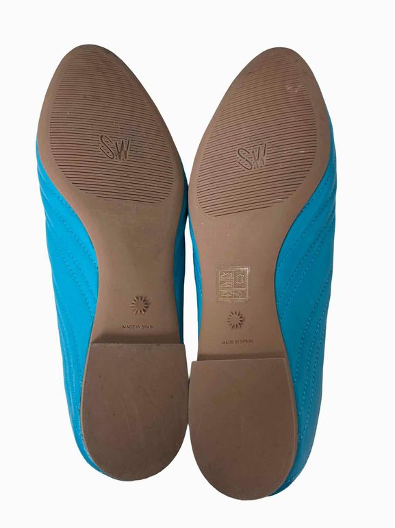STUART WEITZMAN HILLIA QUILTED BALLET FLAT SIZE: 8.5