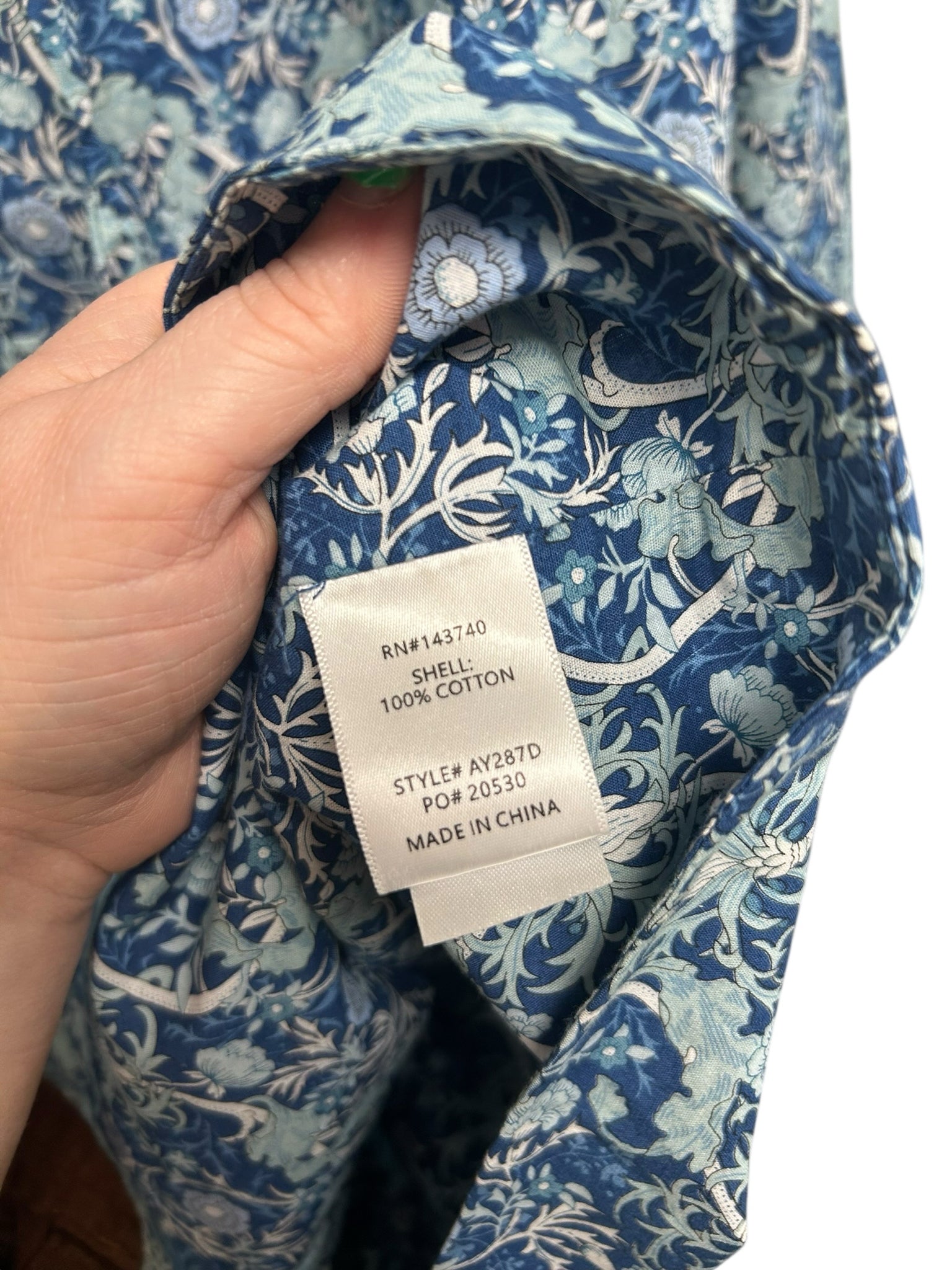 TUCKERNUCK HYACINTH HOUSE CARRINGTON COLLARED BLUE MINI DRESS SIZE XXL