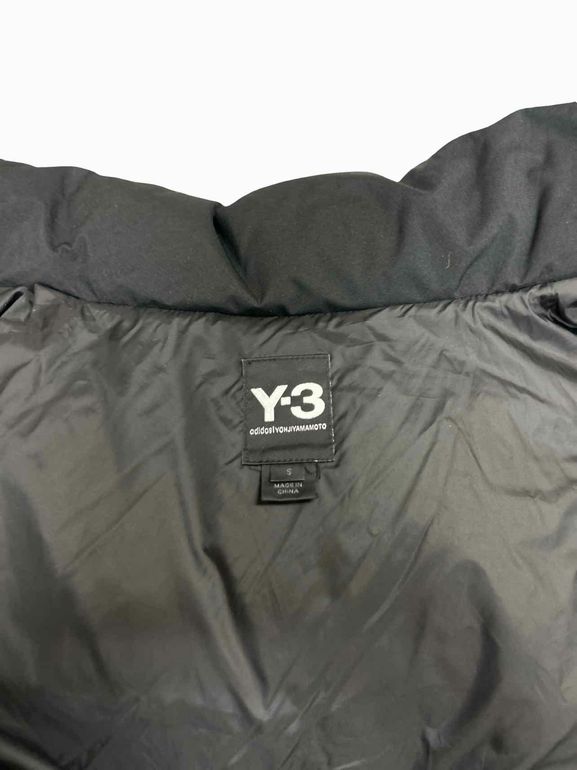 ADIDAS  Y-3 YOHJI YAMAMOTO LONG DOWN HOODED PUFFER VEST SIZE: S