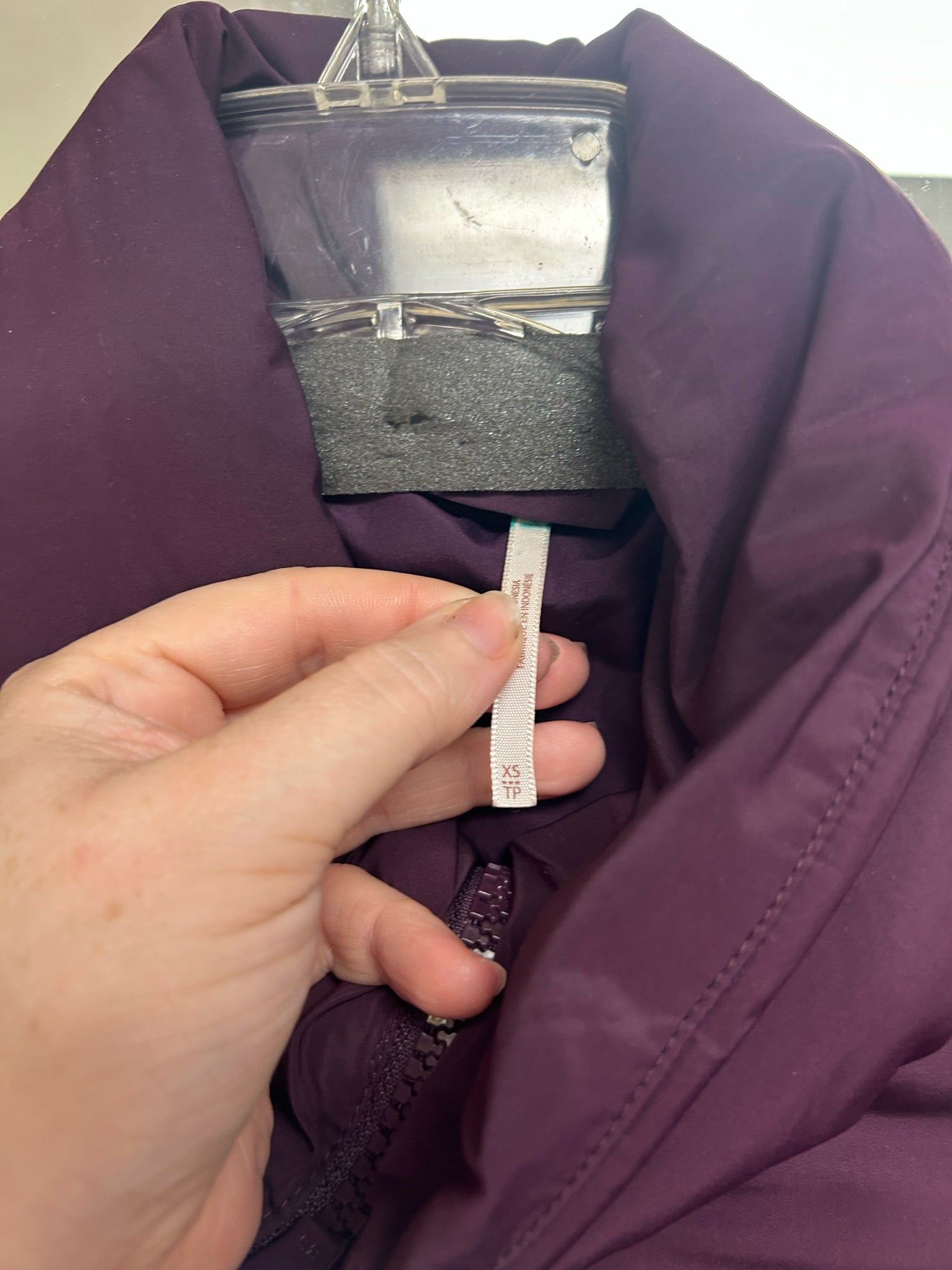 FREE PEOPLE HEIDI SKI PUFFER RETRO COLORBLOCK PURPLE COAT SIZE XS