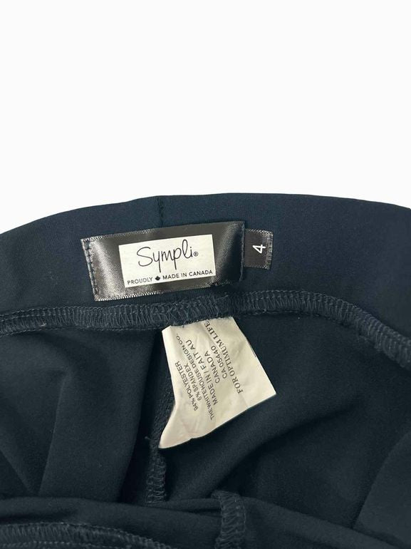 SYMPLI  WIDE LEG SIDE SLIT PANT SIZE: 4