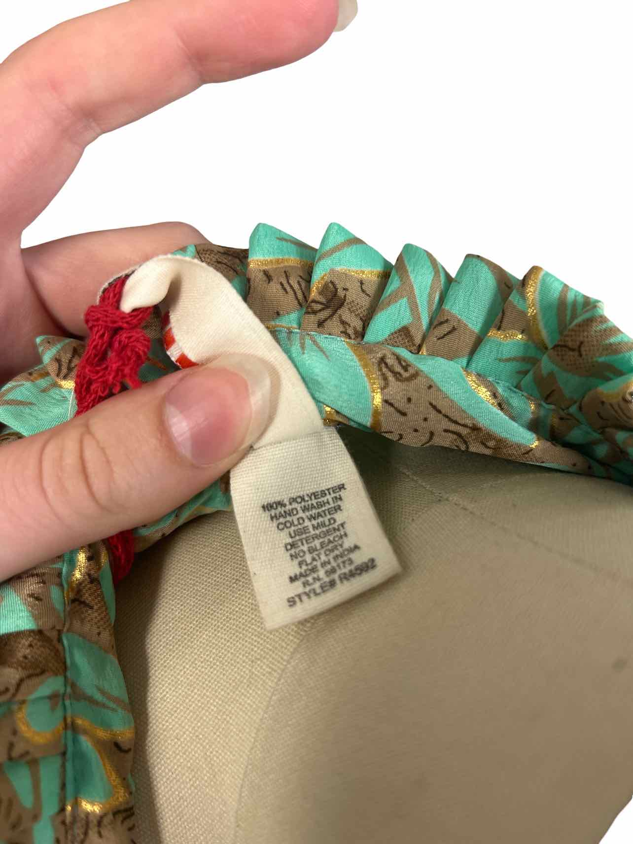 ANTHROPOLOGIE NEW~ RAGA HALTER PRINT MAXI DRESS SIZE: L