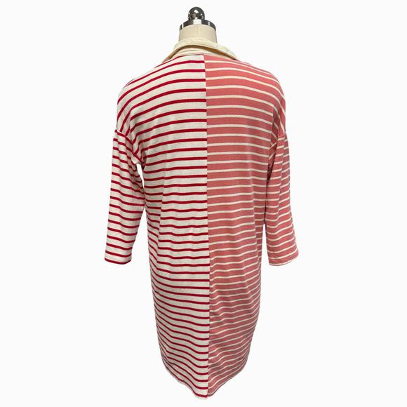 TUCKERNUCK ASHTON KNIT POLO STRIPED DRESS SIZE S