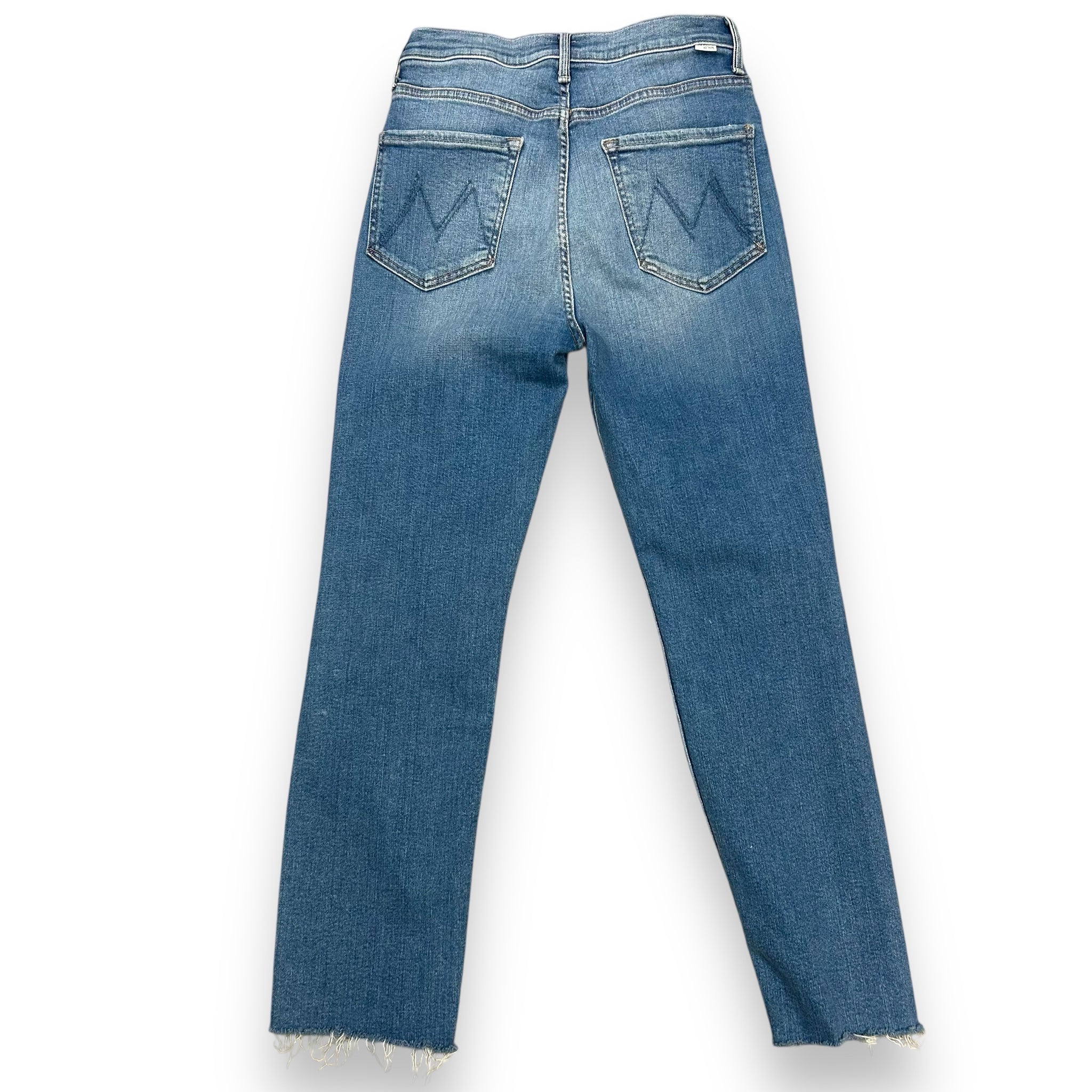 MOTHER HIGH WAISTED RIDER PARTY LIKE A PIRATE DISTRESSED JEANS SIZE 29