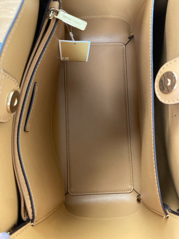 NWT MICHAEL KORS REED LARGE BELTED LEATHER TOTE IN DEER