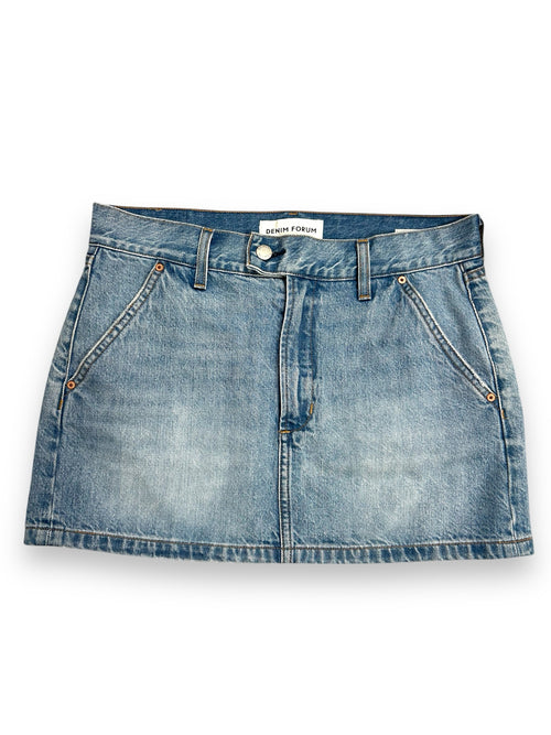ARITZIA DENIM FORUM THE 90s WORKWEAR MINI DENIM SKIRT SIZE 27