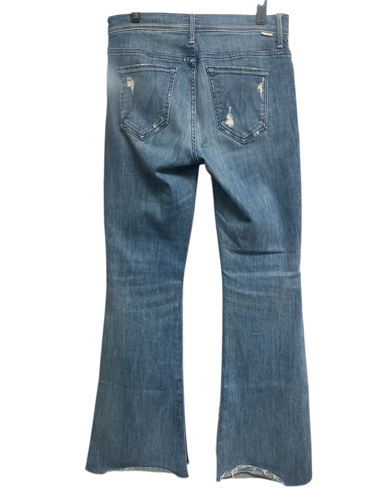 MOTHER THE WEEKENDER FRAY GRAFITT GIRL BOOTCUT JEANS SIZE 28