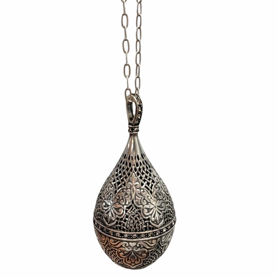 BRIGHTON SAHURI LANTERN TEARDROP PENDANT NECKLACE