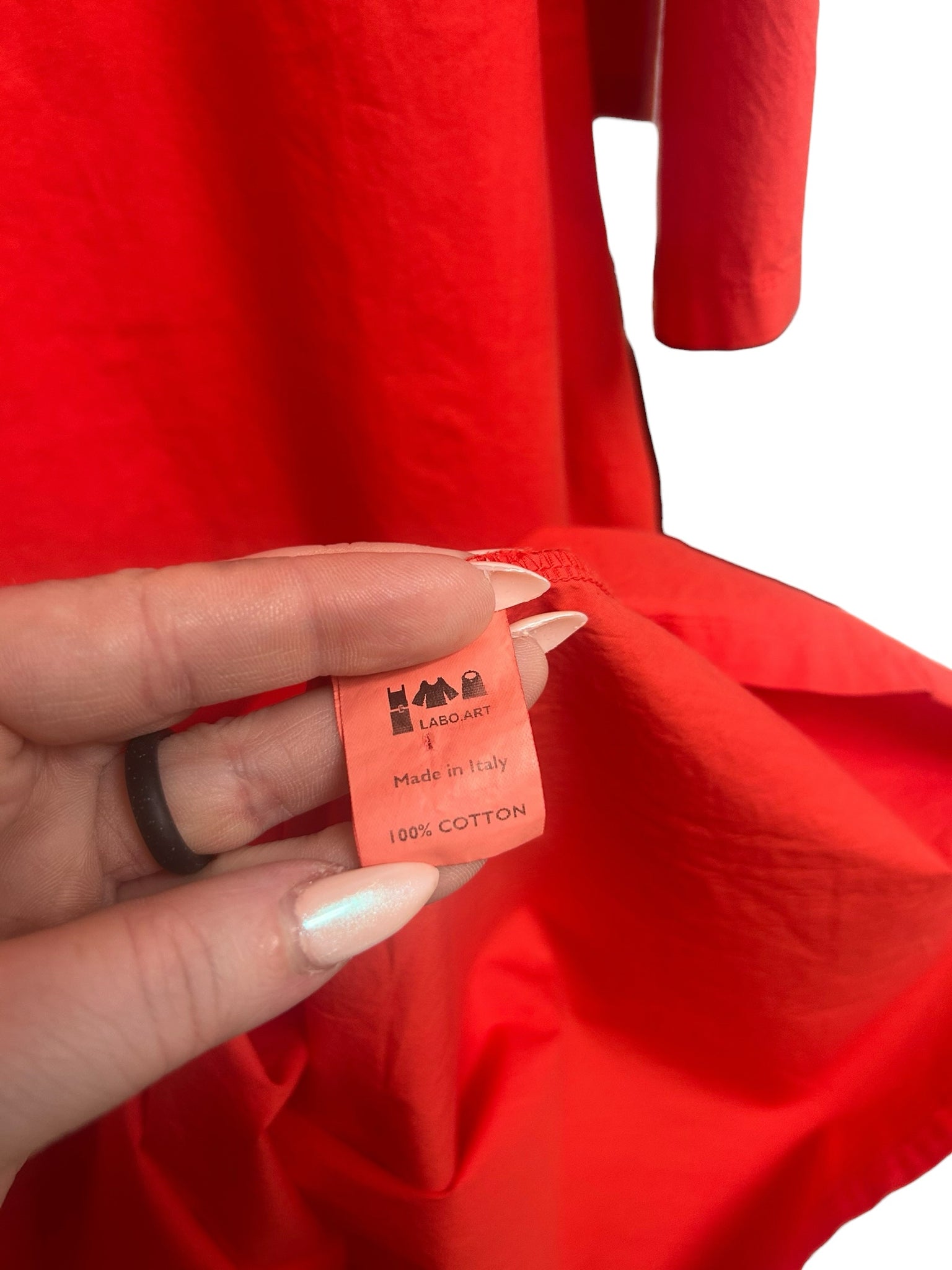 LABOART ABITO SCAMPO CLARA DRESS IN TANGO SIZE 1 US SMALL