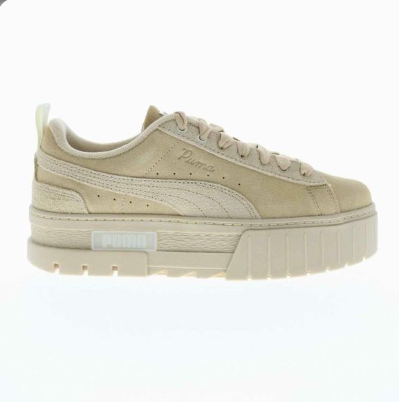 PUMA MAYZE LOW FIRST SCENE SNEAKERS BEIGE SIZE 10