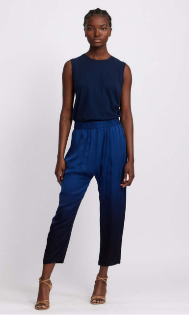 RAQUEL ALLEGRA  THE SUNDAY PANT MATTE SATIN OMBRE PANT  SIZE: XS